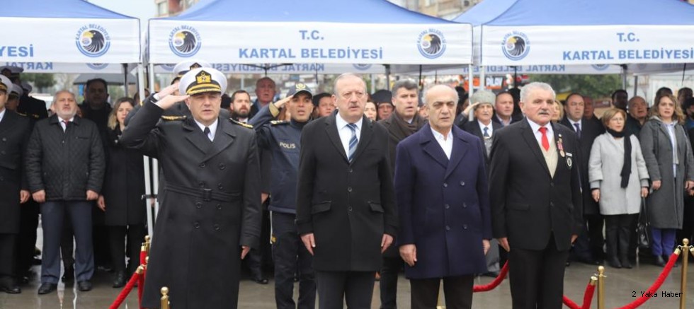 18 Mart Şehitler Günü Kapsamında Kartal’da Anma Programları Düzenlendi