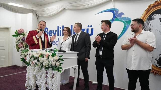 Başkan Çalık’tan Sevgililer Günü’nde Evlenen Çiftlere Sürpriz
