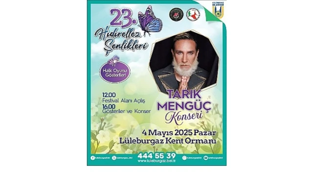 Lüleburgaz Belediyesi’nin Hıdırellez Şenlikleri 4 Mayıs’ta