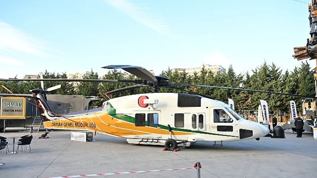 Türkiye’nin ilk yerli yangın söndürme helikopteri tanıtıldı