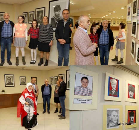 ‘Ata Biyografi’ Resim Sergisi Kartal Belediyesi’nde Açıldı