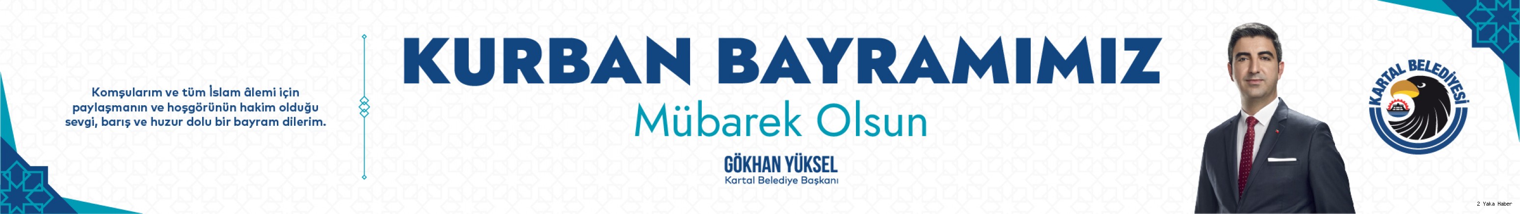 BAŞKAN GÖKHAN YÜKSEL’DEN KURBAN BAYRAMI MESAJI