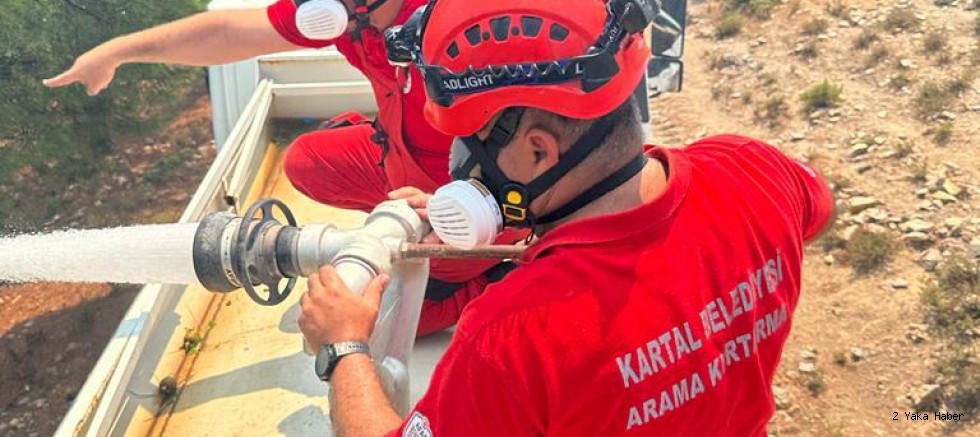 Kartal Belediyesi Ekiplerinden Çanakkale’deki Yangın Mücadelesine Destek