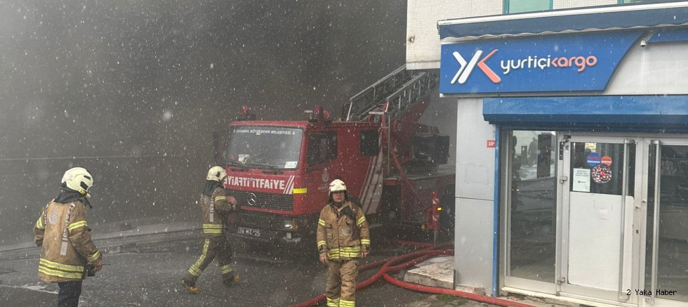 Kartal Belediyesi'nden Ataşehir Yangınına Destek