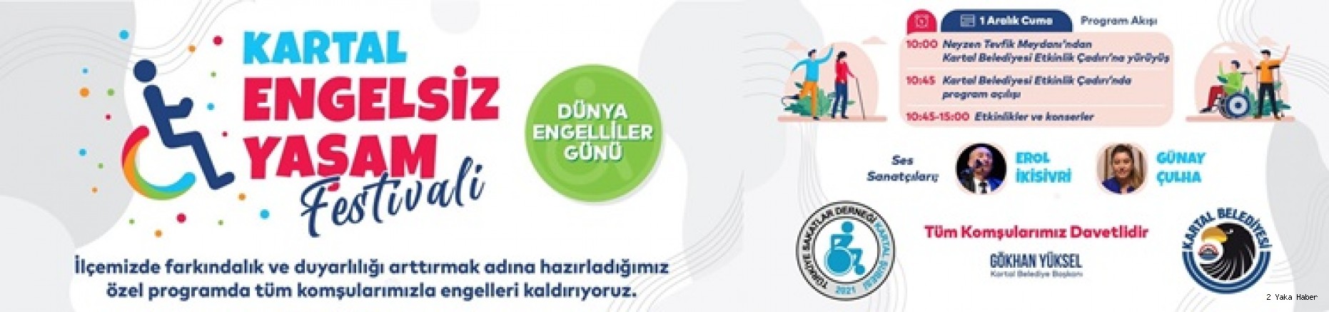 Kartal Belediyesi’nden ‘Engelsiz Yaşam Festivali’