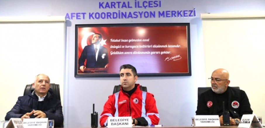 Kartal Belediyesi Olası Kar Yağışına Karşı Teyakkuza Geçti.