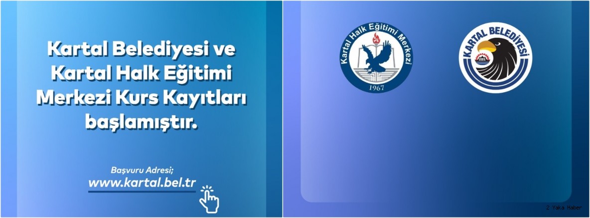 Kartal Belediyesi ve Kartal Halk Eğitimi Merkezi Kurs Kayıtları Başladı