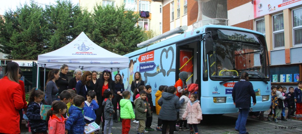 Kartallı Minikler ‘Kütüphane Okuluma Geldi’ Projesiyle Kitapların Büyülü Dünyasına Adım Attı