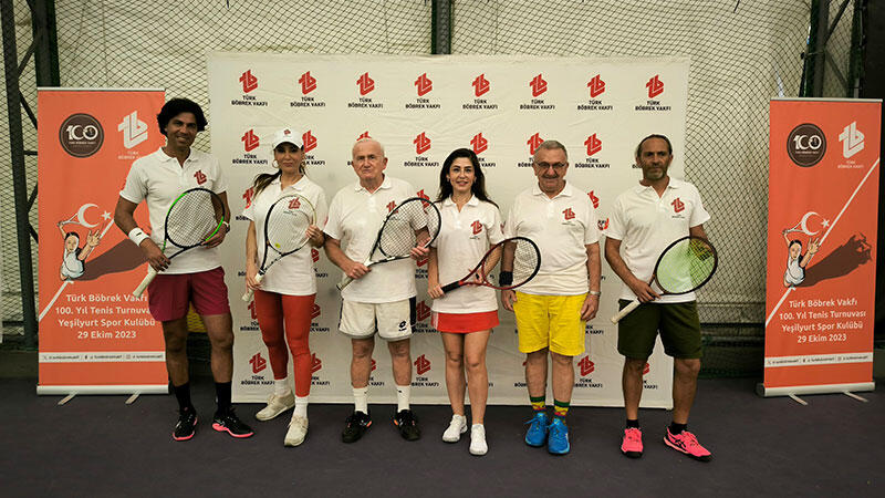 Türk Böbrek Vakfı, Cumhuriyet’in 100. yılına özel tenis turnuvası düzenledi