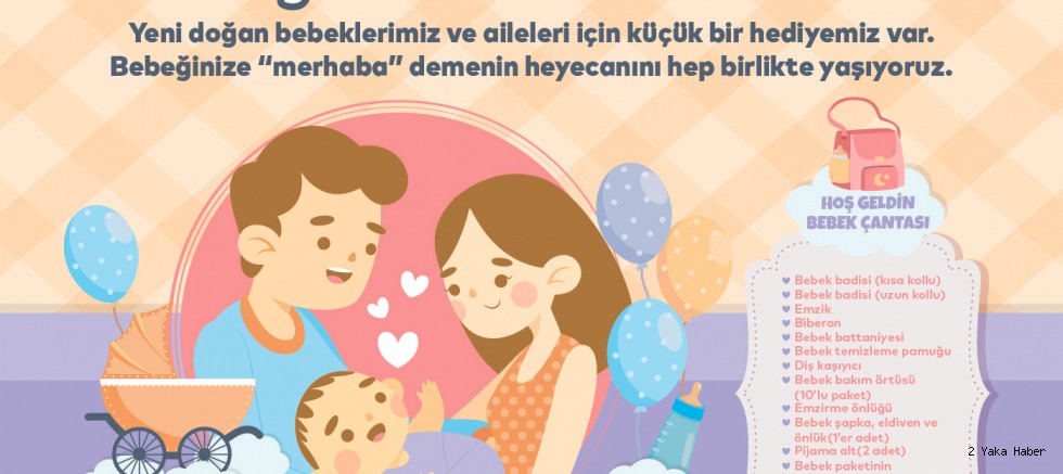 Yeni Doğan Bebeklerin İlk Hediyesi Kartal Belediyesi’nden