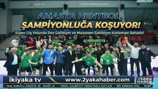 Amasya Hentbolda Galibiyet RTÜK Üyesi Hasan Davulcu’dan Tam Destek